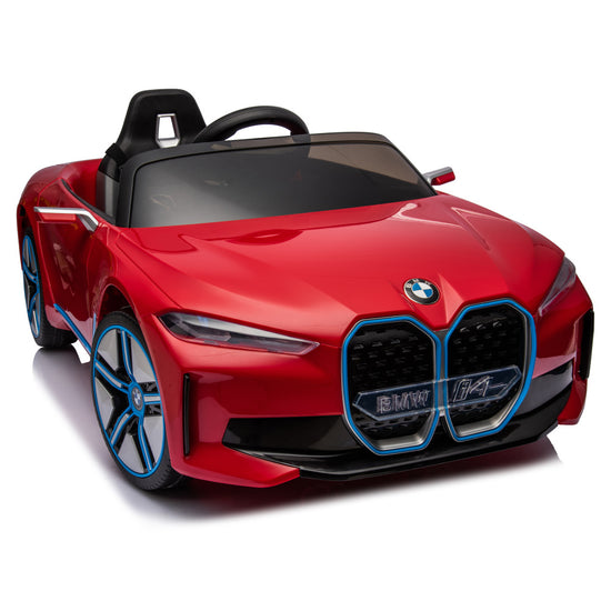 BMW I4,12v Kids ride on Toy car 2.4G W/Parents Remote USB,MP3 ,Bluetooth, LED light-Car for Kidz