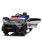 Licensed Dodge Charger,12v Kids ride on police car W/Parents Remote Control,anti-collision bar,Front&amp; top alarm light design,Police car sticker,megaphone,three-speed,slow start,Four wheel suspension.